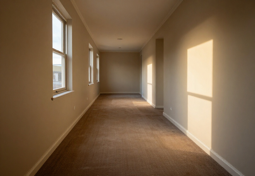 Restored living room in Grays Point after flood restoration